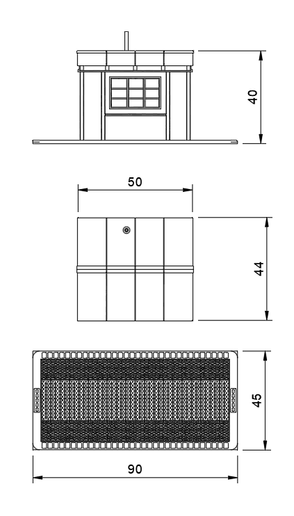 FM813E – GWR Weighbridge & Lamp Hut OO/HO Scale