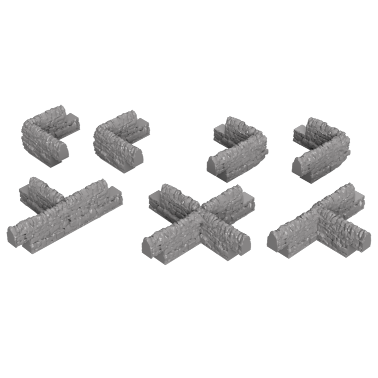 FO303B – Stone Wall Corners OO/HO Scale