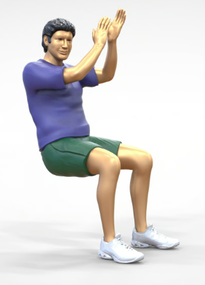 MM434 Football Fun Sitting Spectator clapping