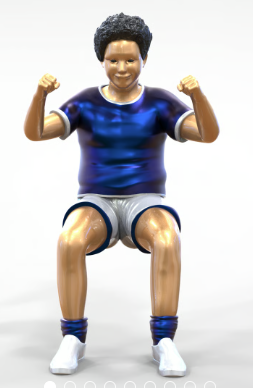MM406 Football Fun kid sitting
