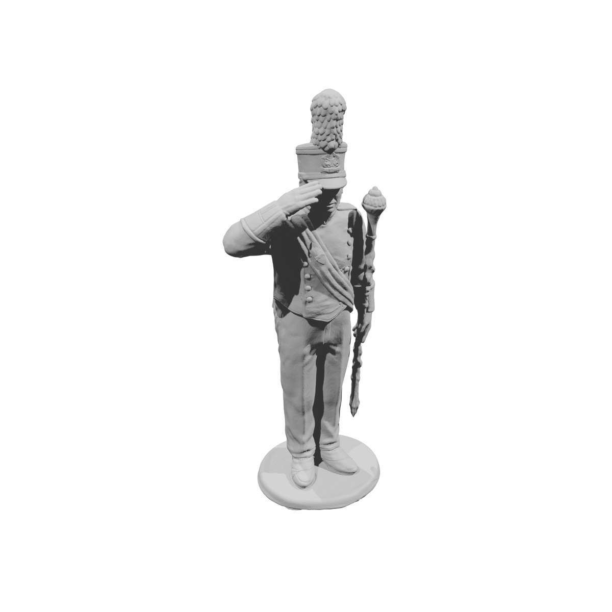 MM2229 HS Marching Band Member-1 Saluting Drum Major