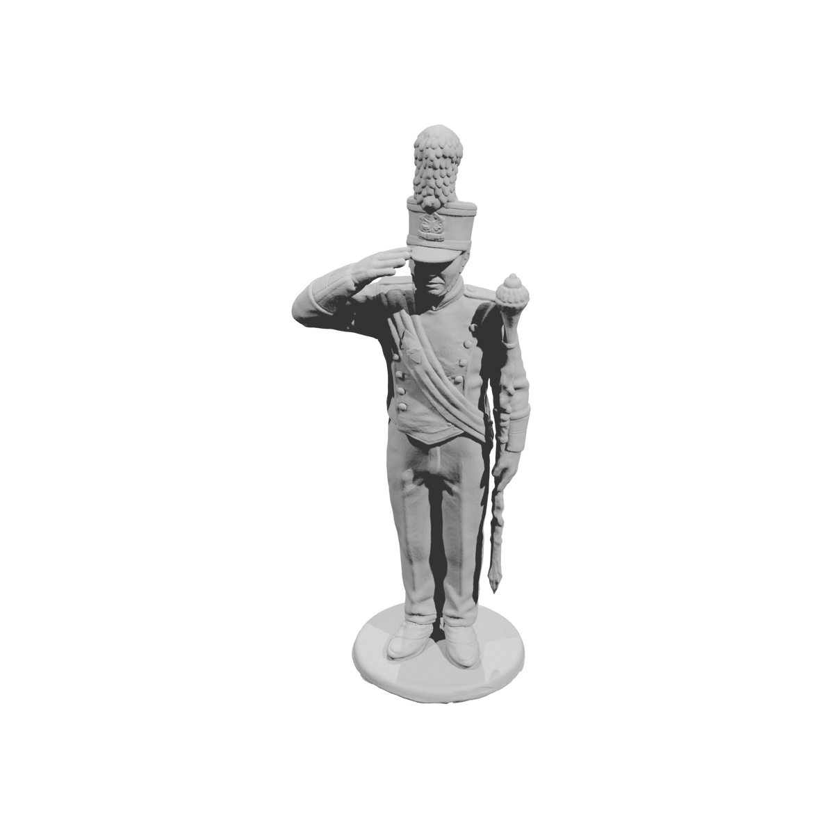 MM2229 HS Marching Band Member-1 Saluting Drum Major