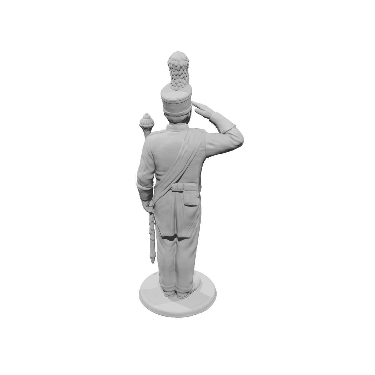 MM2229 HS Marching Band Member-1 Saluting Drum Major