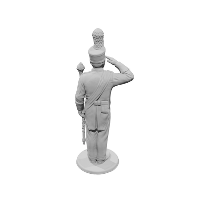 MM2229 HS Marching Band Member-1 Saluting Drum Major
