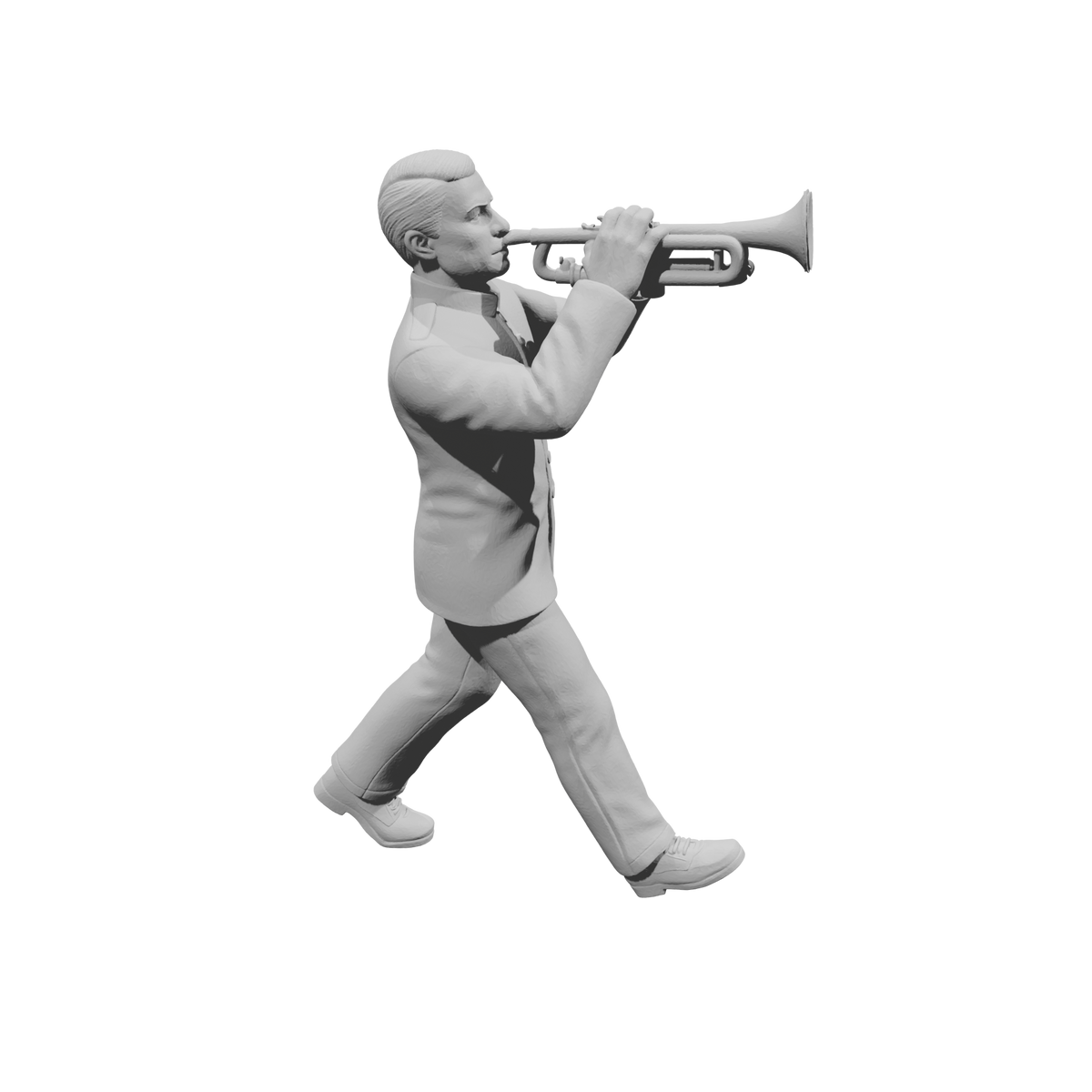 MM2238 HS Marching Band Member-10 Walking Cornetist