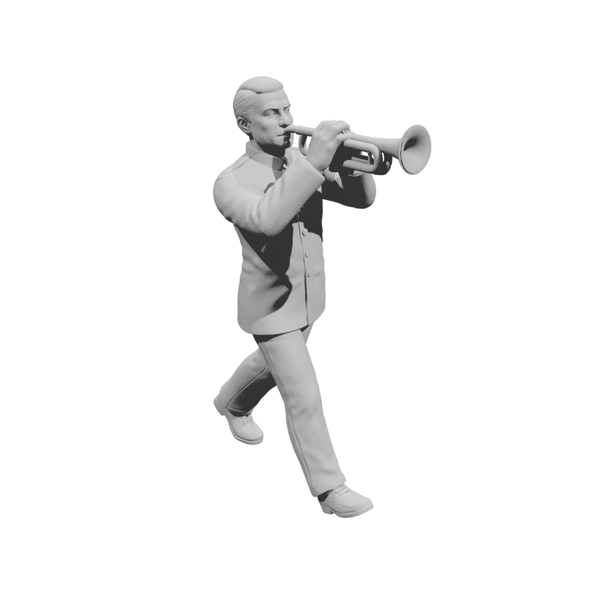 MM2238 HS Marching Band Member-10 Walking Cornetist