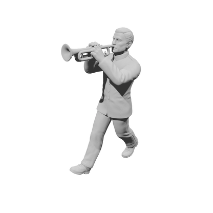 MM2238 HS Marching Band Member-10 Walking Cornetist