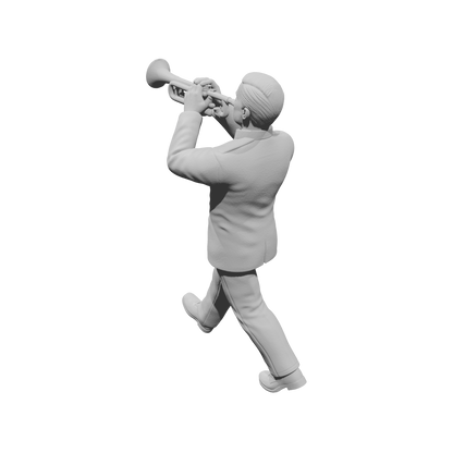 MM2238 HS Marching Band Member-10 Walking Cornetist