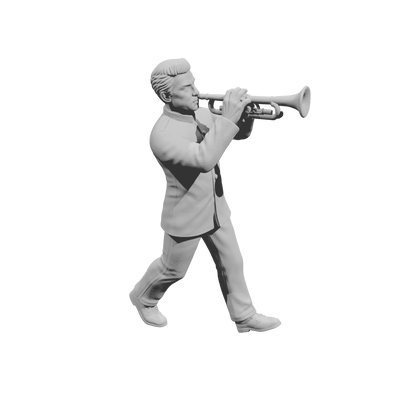 MM2239 HS Marching Band Member-11 Walking Trumpeter
