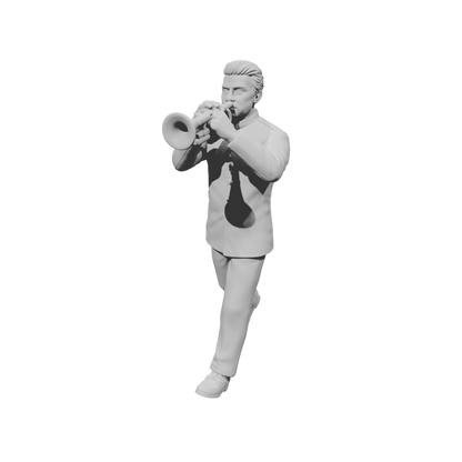 MM2239 HS Marching Band Member-11 Walking Trumpeter