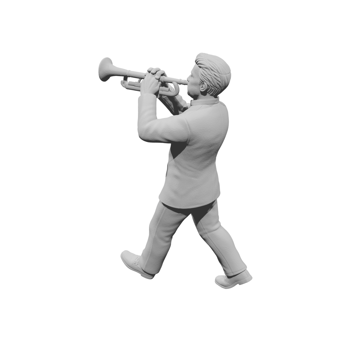 MM2239 HS Marching Band Member-11 Walking Trumpeter