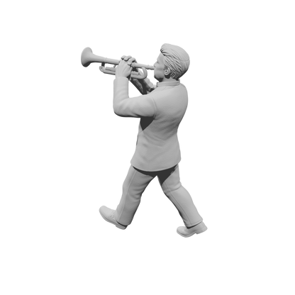 MM2239 HS Marching Band Member-11 Walking Trumpeter