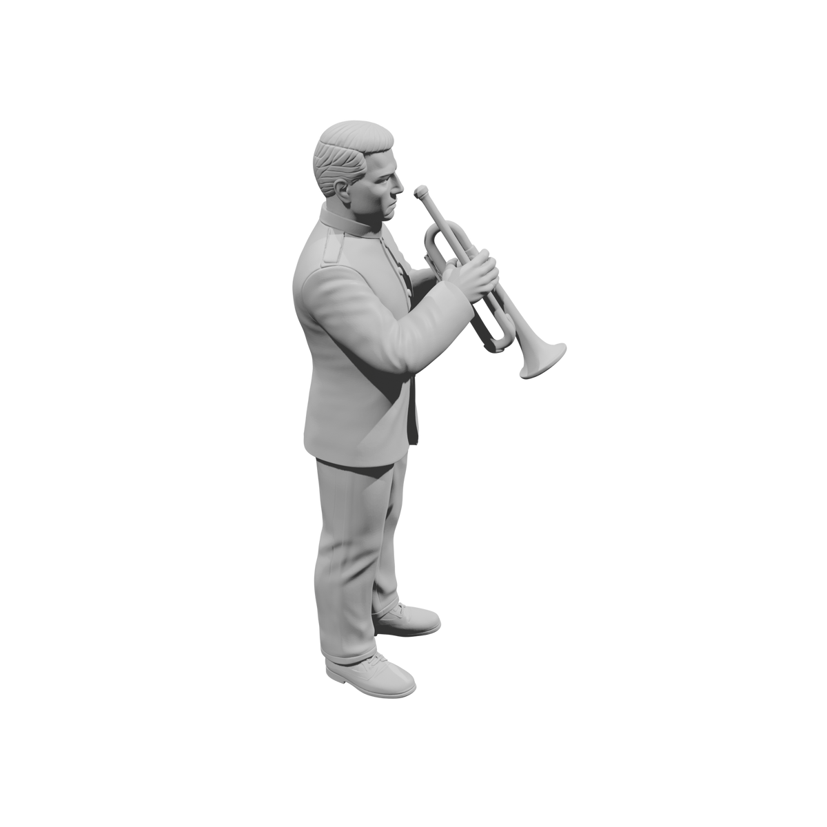 MM2241 HS Marching Band Member-13 Standing Trumpeter