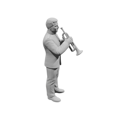 MM2241 HS Marching Band Member-13 Standing Trumpeter