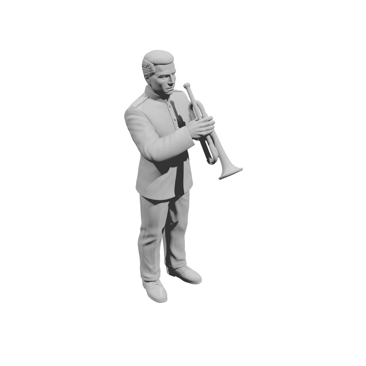 MM2241 HS Marching Band Member-13 Standing Trumpeter