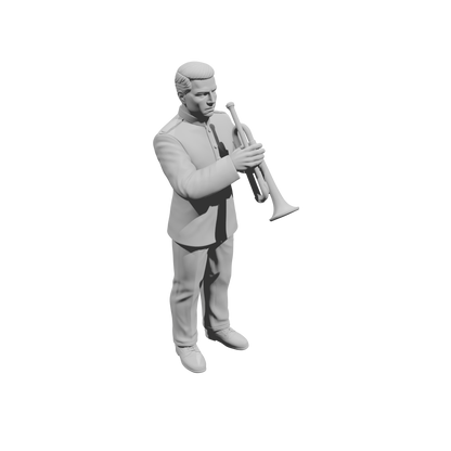 MM2241 HS Marching Band Member-13 Standing Trumpeter