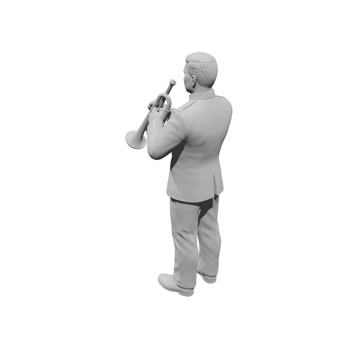 MM2241 HS Marching Band Member-13 Standing Trumpeter
