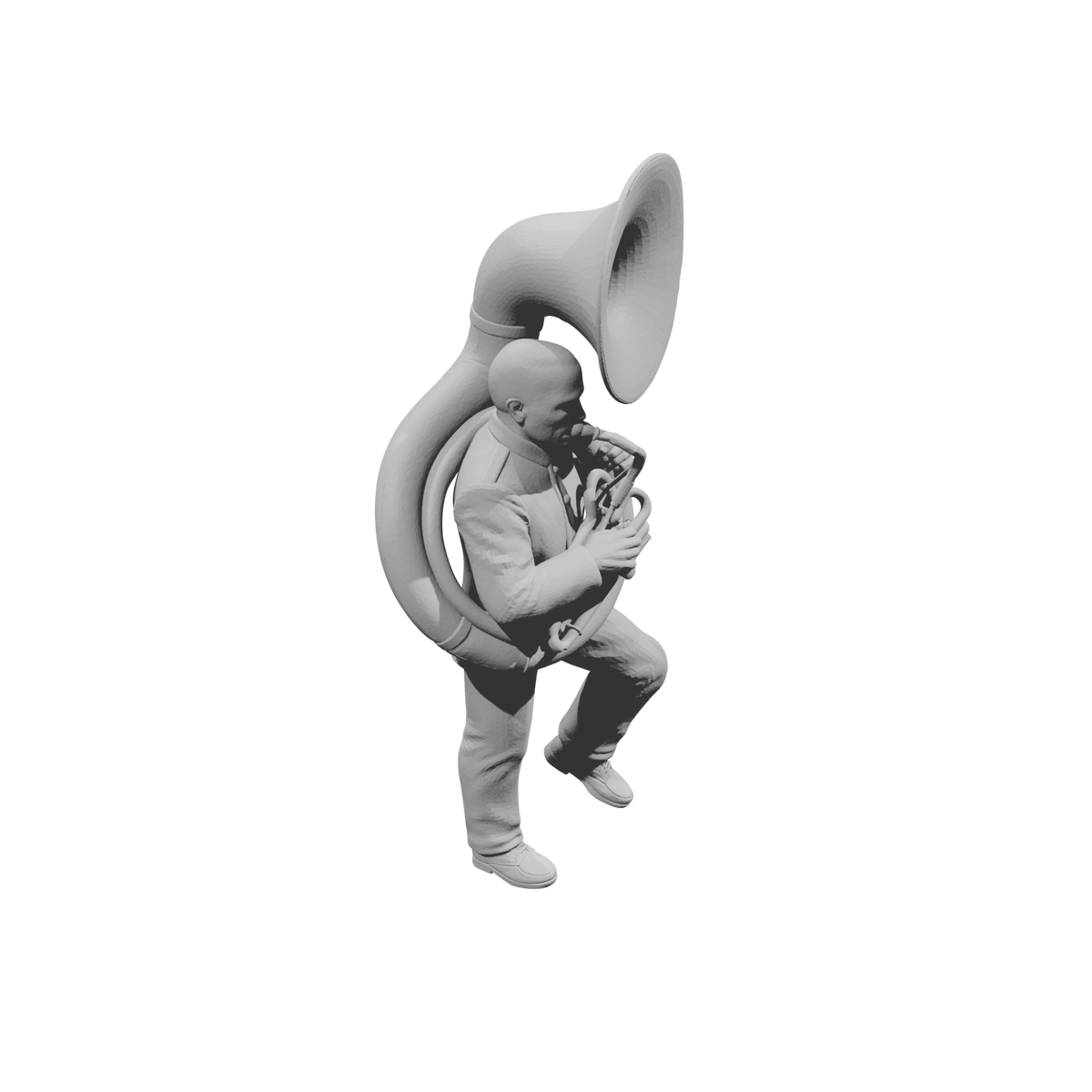 MM2242 HS Marching Band Member-14 Walking Sousaphone