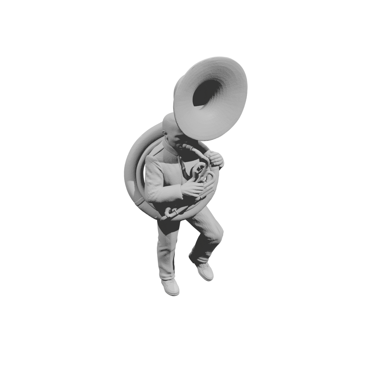 MM2242 HS Marching Band Member-14 Walking Sousaphone