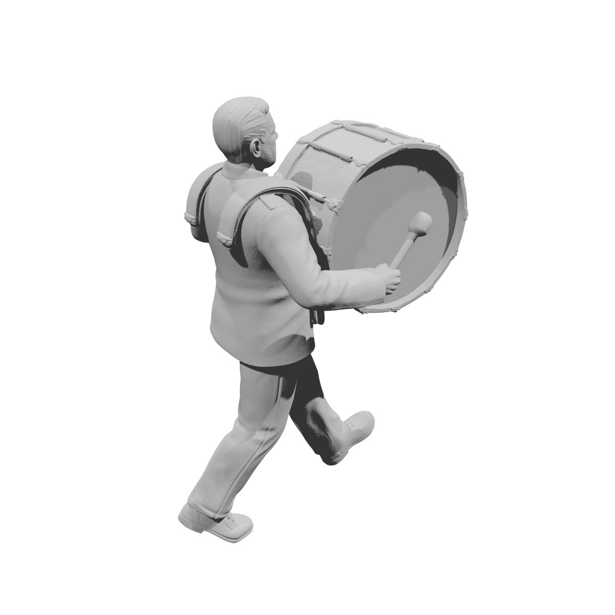 MM2243 HS Marching Band Member-15 Walking Bass Drummer