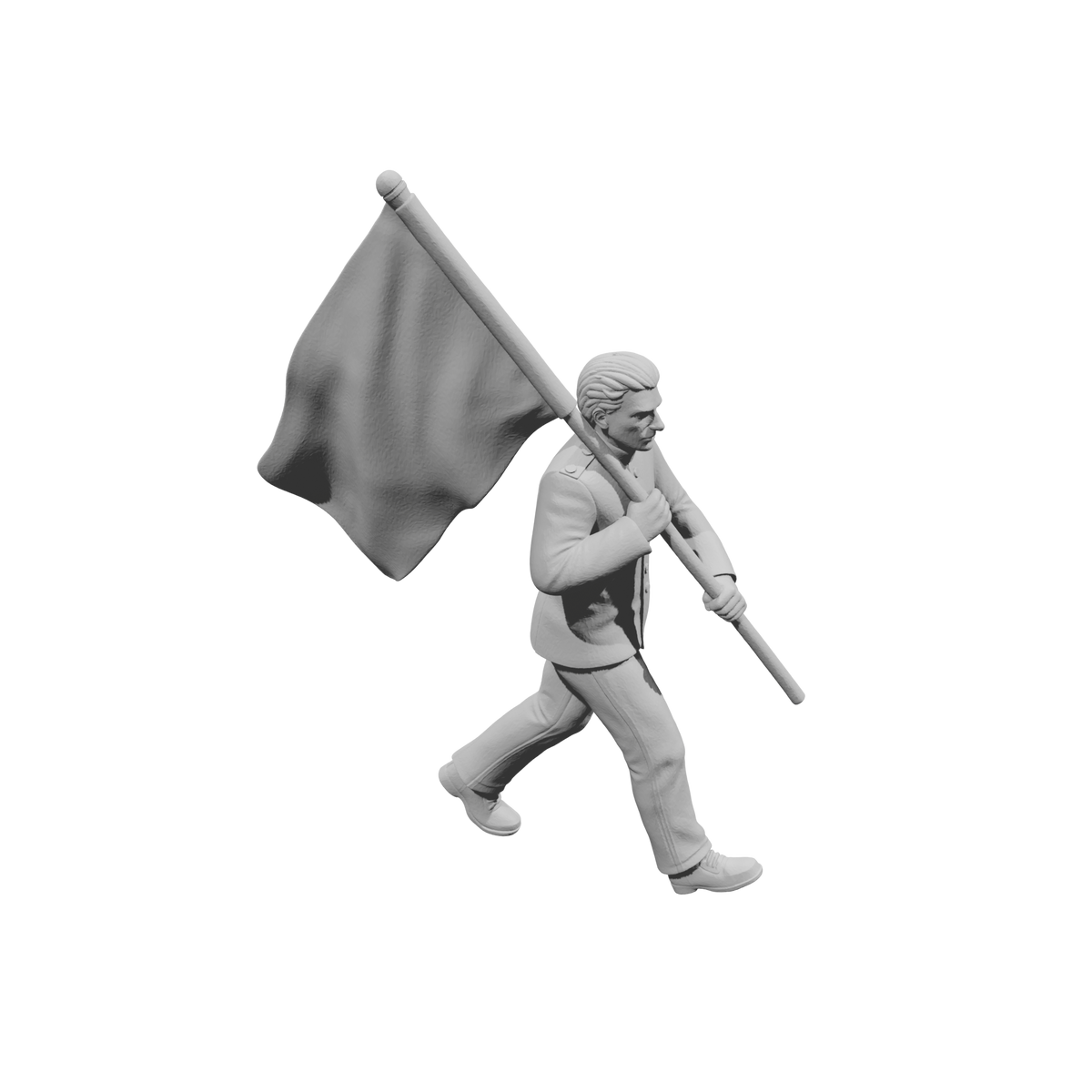MM2248 HS Marching Band Member-23 Walking Standard Bearer