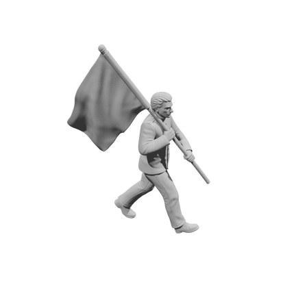 MM2248 HS Marching Band Member-23 Walking Standard Bearer