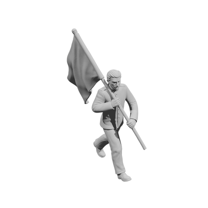 MM2248 HS Marching Band Member-23 Walking Standard Bearer