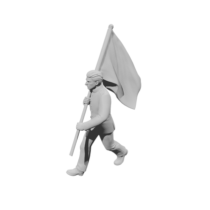 MM2248 HS Marching Band Member-23 Walking Standard Bearer