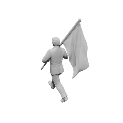 MM2248 HS Marching Band Member-23 Walking Standard Bearer