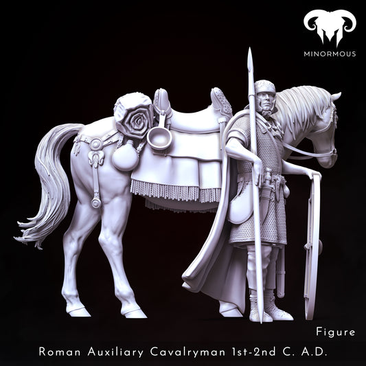 MIN104 Roman Auxiliary Cavalryman 1st-2nd C. A.D. Horsemen of Antiquity!