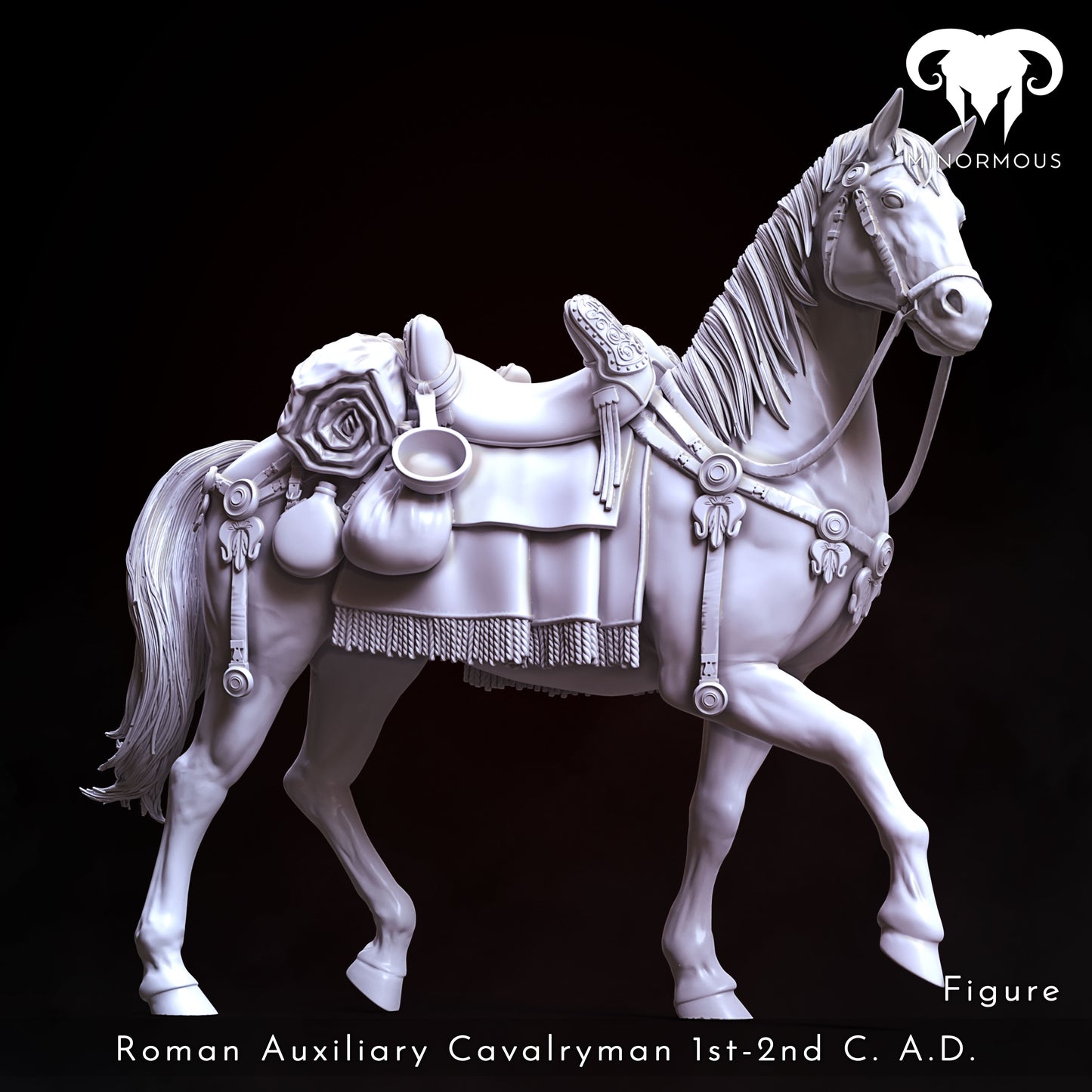 MIN105 Roman Auxiliary Cavalryman 1st-2nd C. A.D. Hooves of Honor!