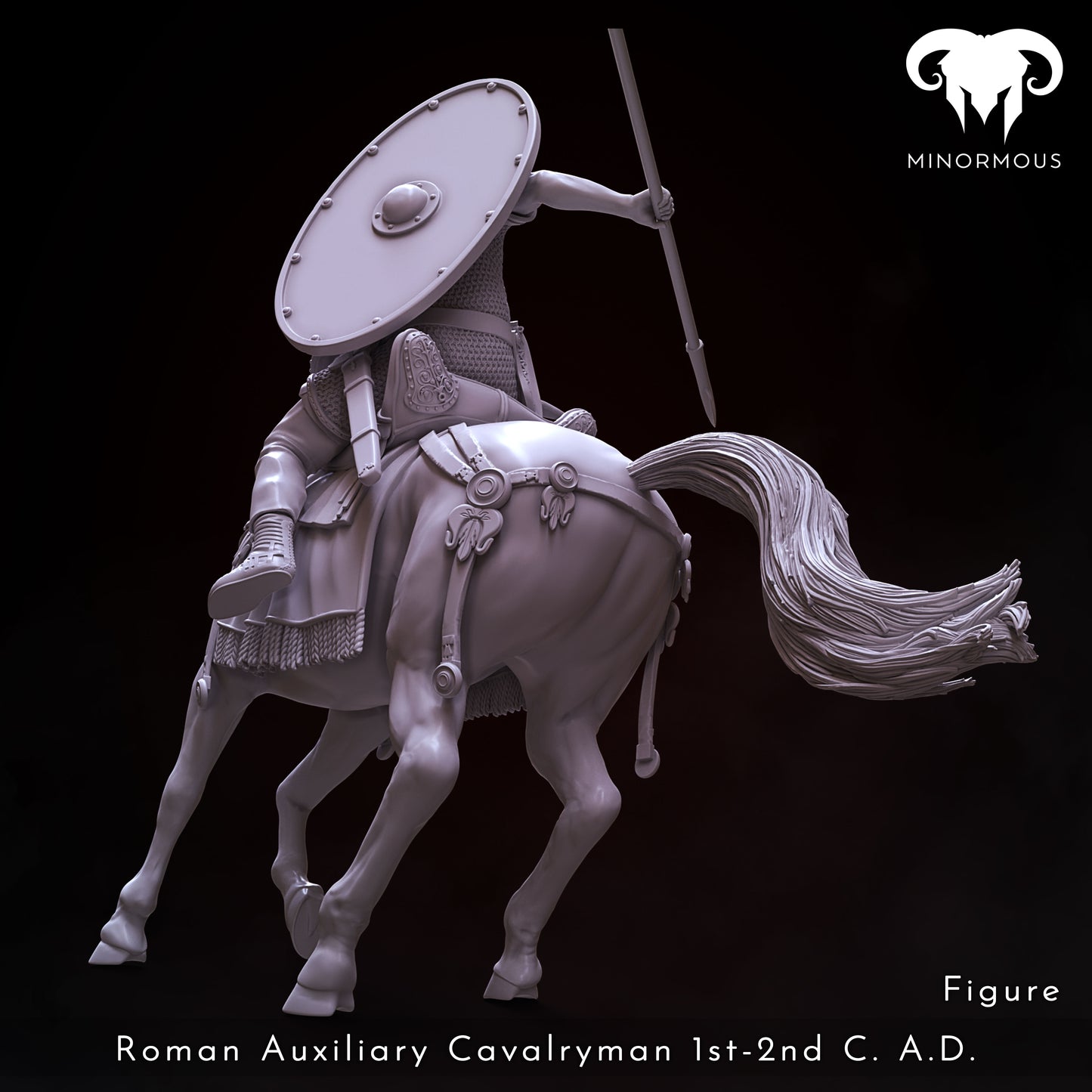 MIN106 Roman Auxiliary Cavalryman 1st-2nd C. A.D. Riding with Rome!
