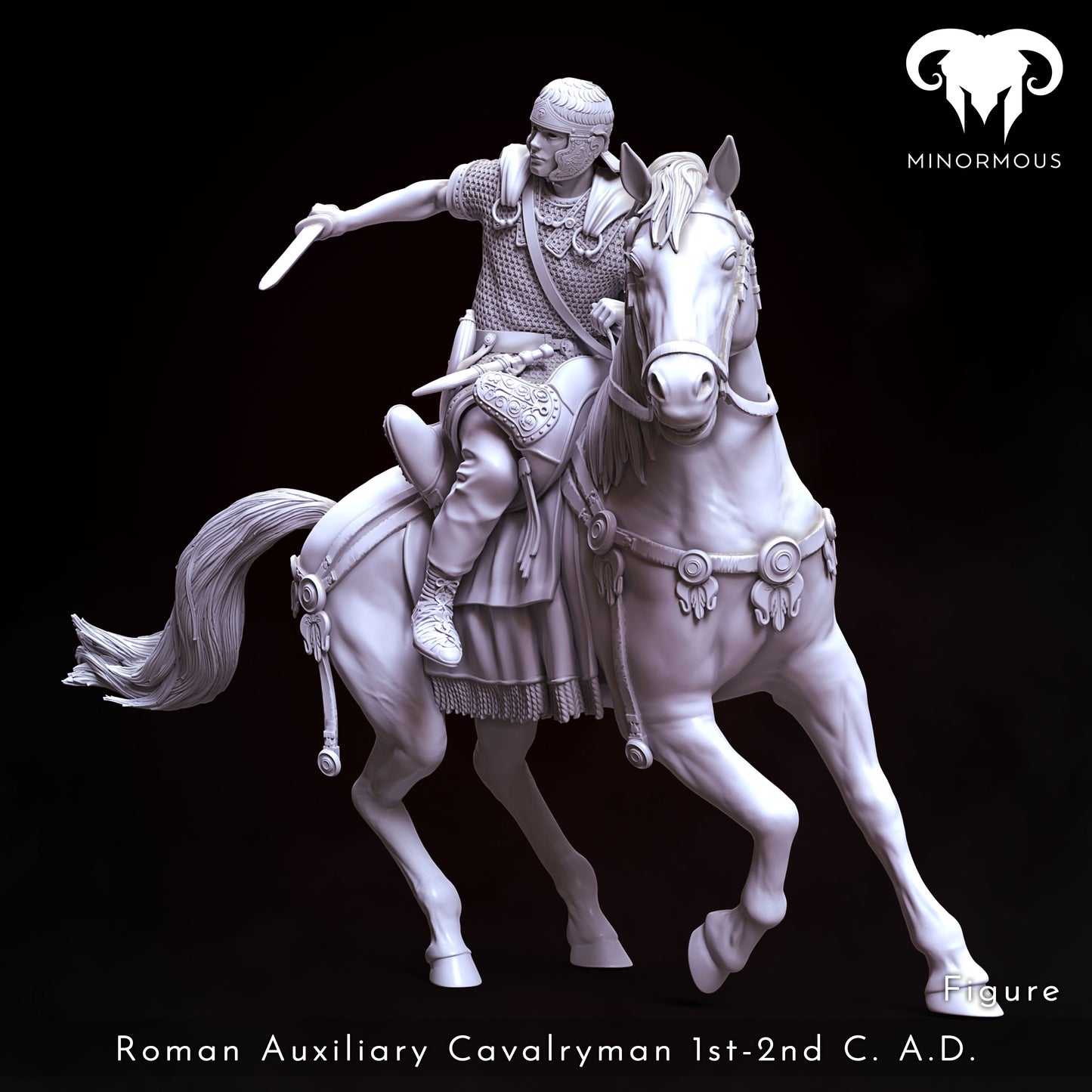 MIN106 Roman Auxiliary Cavalryman 1st-2nd C. A.D. Riding with Rome!