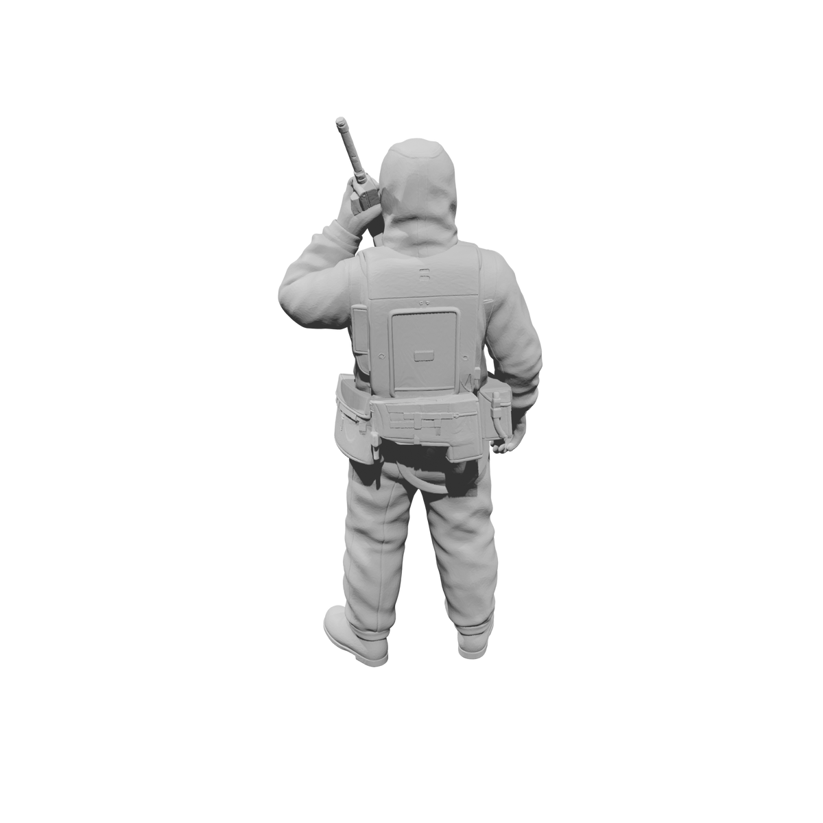 MM2183 Hazmat Materials Crew-15 Talking on Walkie Talkie