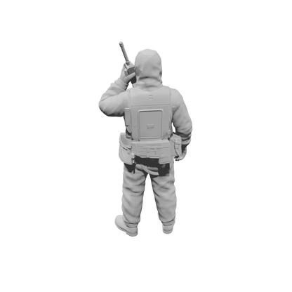 MM2183 Hazmat Materials Crew-15 Talking on Walkie Talkie