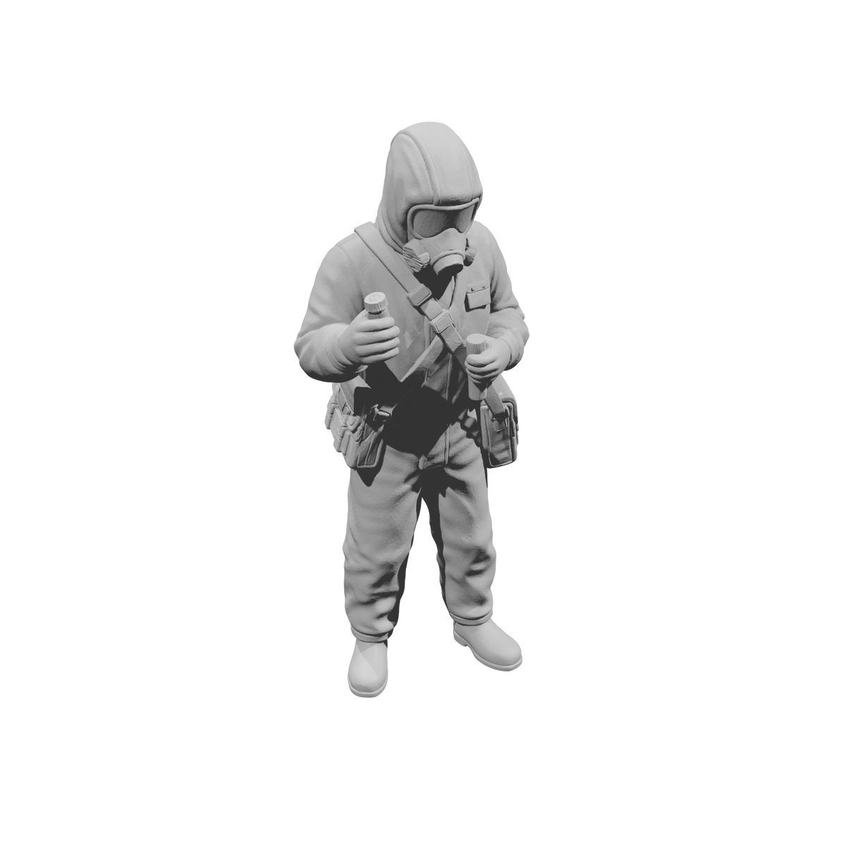 MM2189 Hazmat Materials Crew-21 Technician with Flask