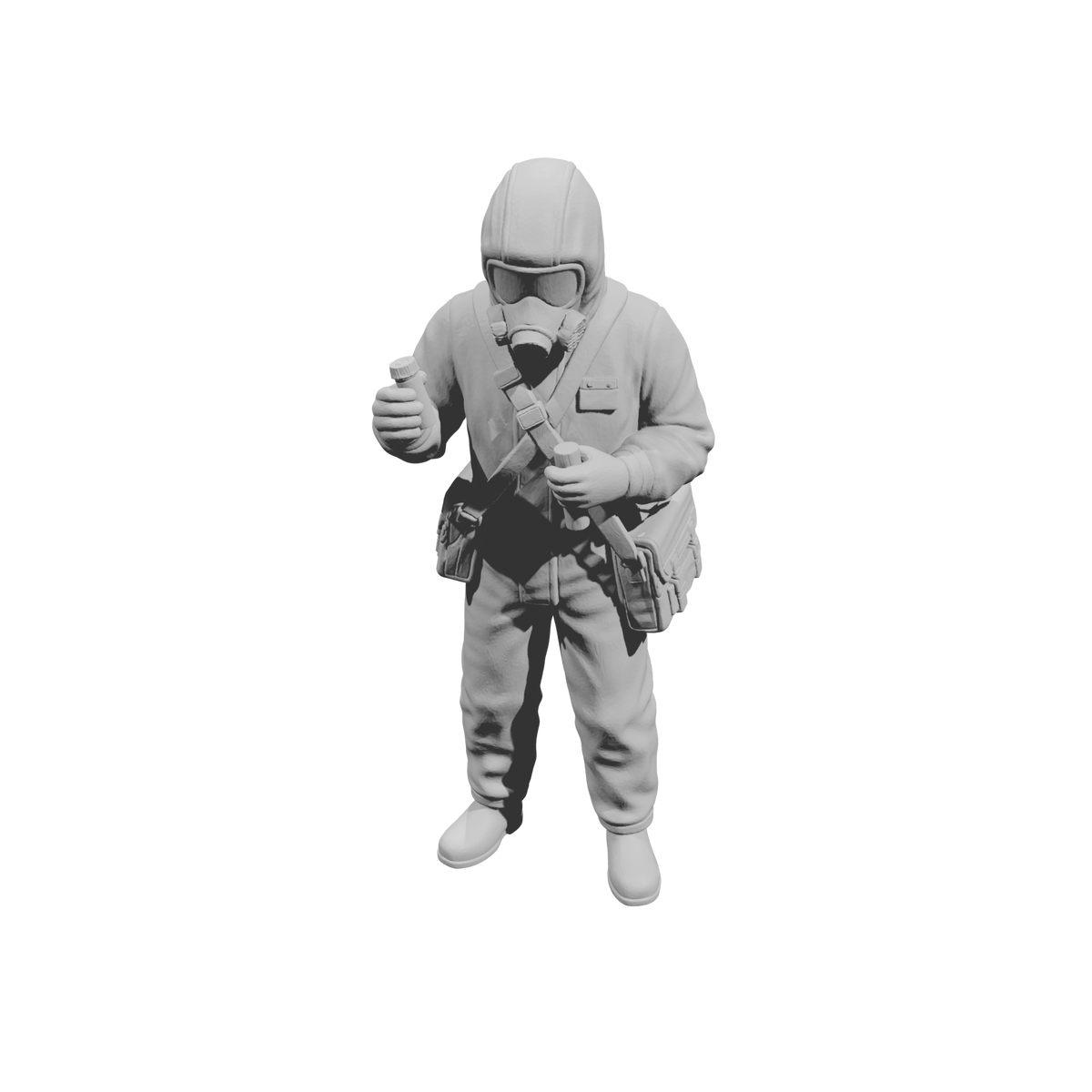 MM2189 Hazmat Materials Crew-21 Technician with Flask
