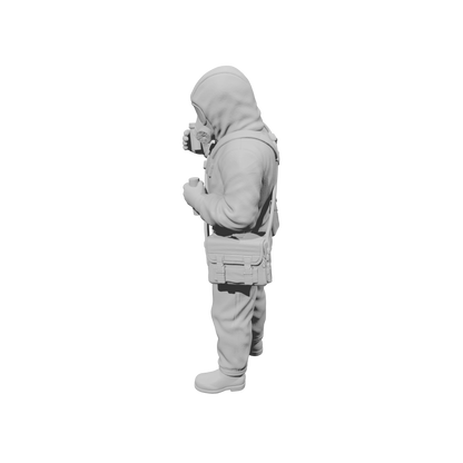 MM2189 Hazmat Materials Crew-21 Technician with Flask