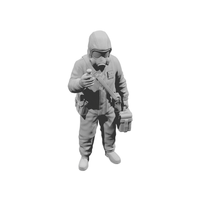 MM2191 Hazmat Materials Crew-23 Scientist with Case and Vial