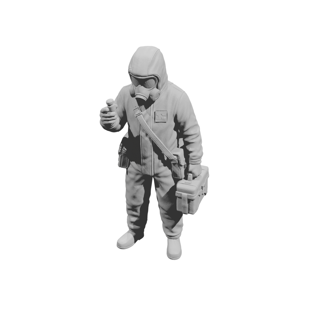 MM2191 Hazmat Materials Crew-23 Scientist with Case and Vial