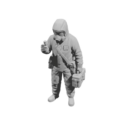 MM2191 Hazmat Materials Crew-23 Scientist with Case and Vial