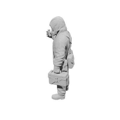 MM2191 Hazmat Materials Crew-23 Scientist with Case and Vial