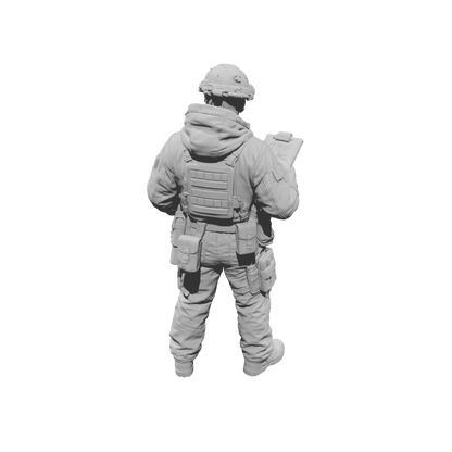 MM2193 Hazmat Materials Crew-25 Officer with Clipboard