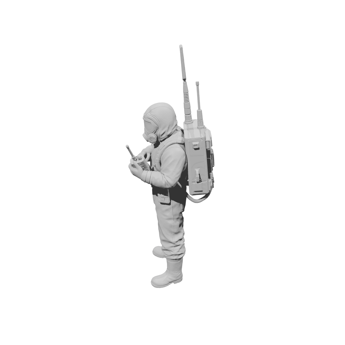 MM2173 Hazmat Materials Crew-4 Radio Operator with Backpack