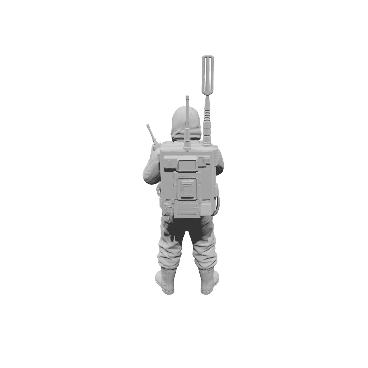 MM2173 Hazmat Materials Crew-4 Radio Operator with Backpack