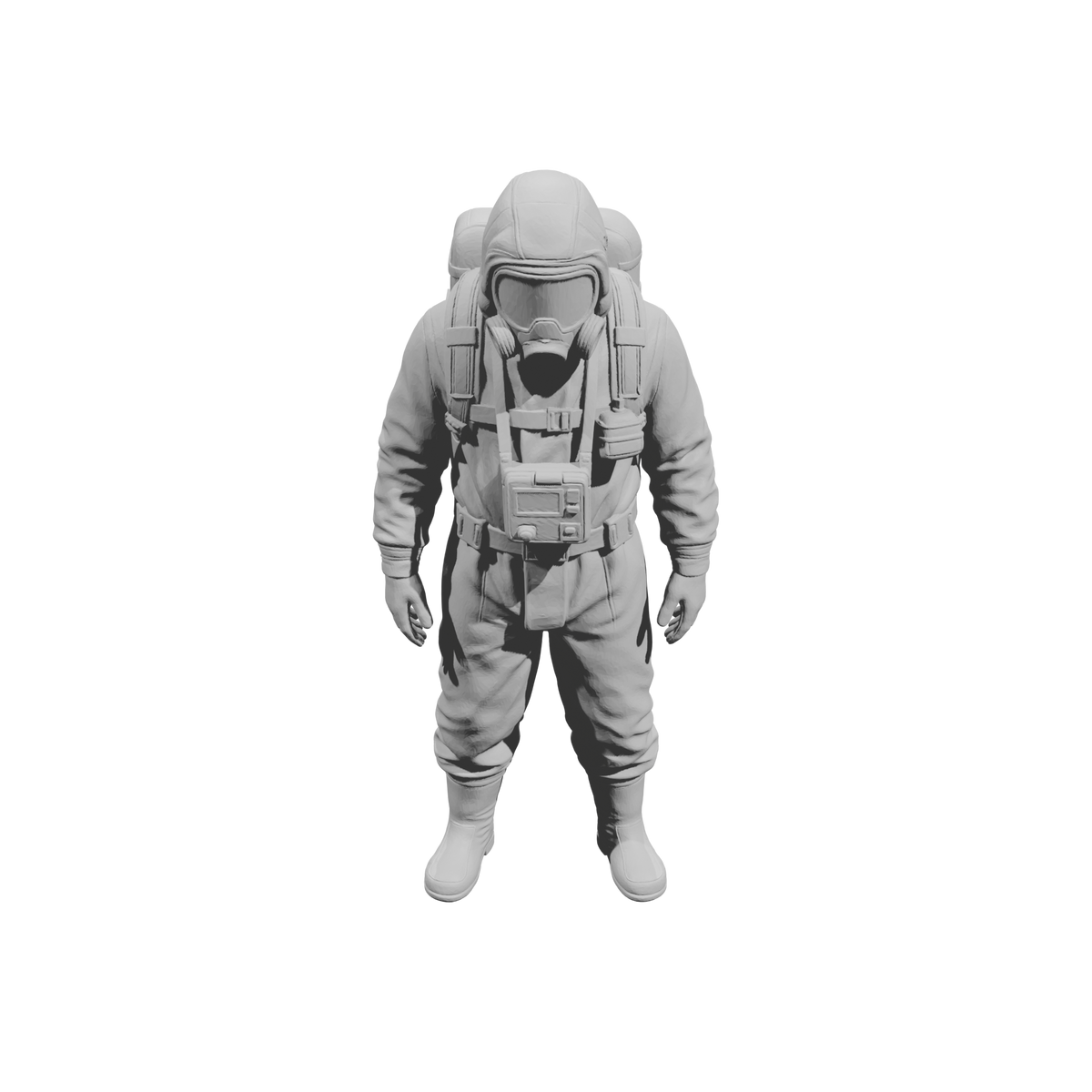 MM2174 Hazmat Materials Crew-5 Standing Figure with Chest Monitor