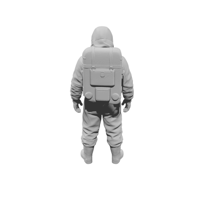 MM2174 Hazmat Materials Crew-5 Standing Figure with Chest Monitor