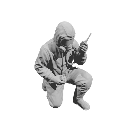 MM2175 Hazmat Materials Crew-7 Kneeling