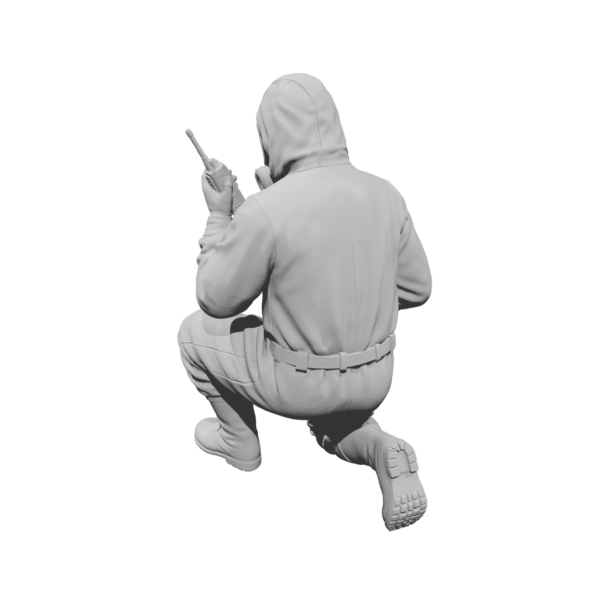 MM2175 Hazmat Materials Crew-7 Kneeling