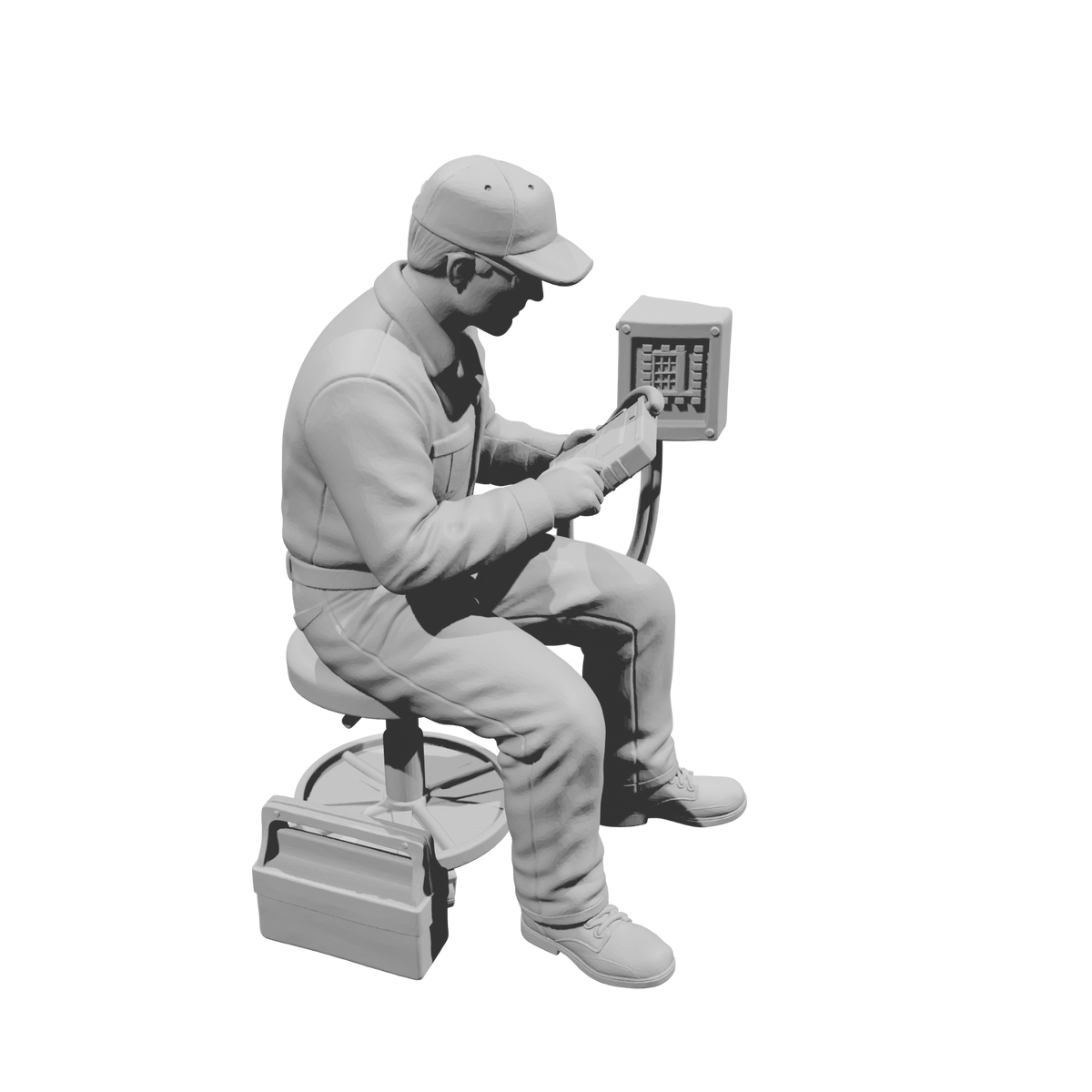 MM2207 Heavy Equipment Mechanic-11 Seated Tech with Diagnostic Console